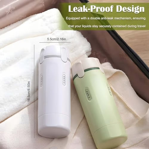 4-in-1 Refillable Travel Dispenser Bottles