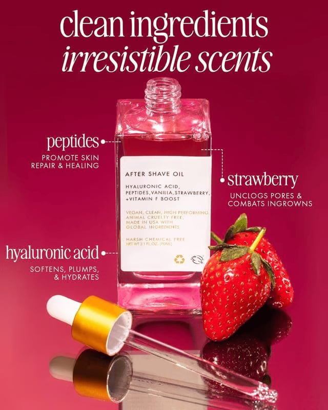 🌺Spring Specials 49% OFF🌺After Shave Perfume Oil - Strawberry🍓& Vanilla Scent