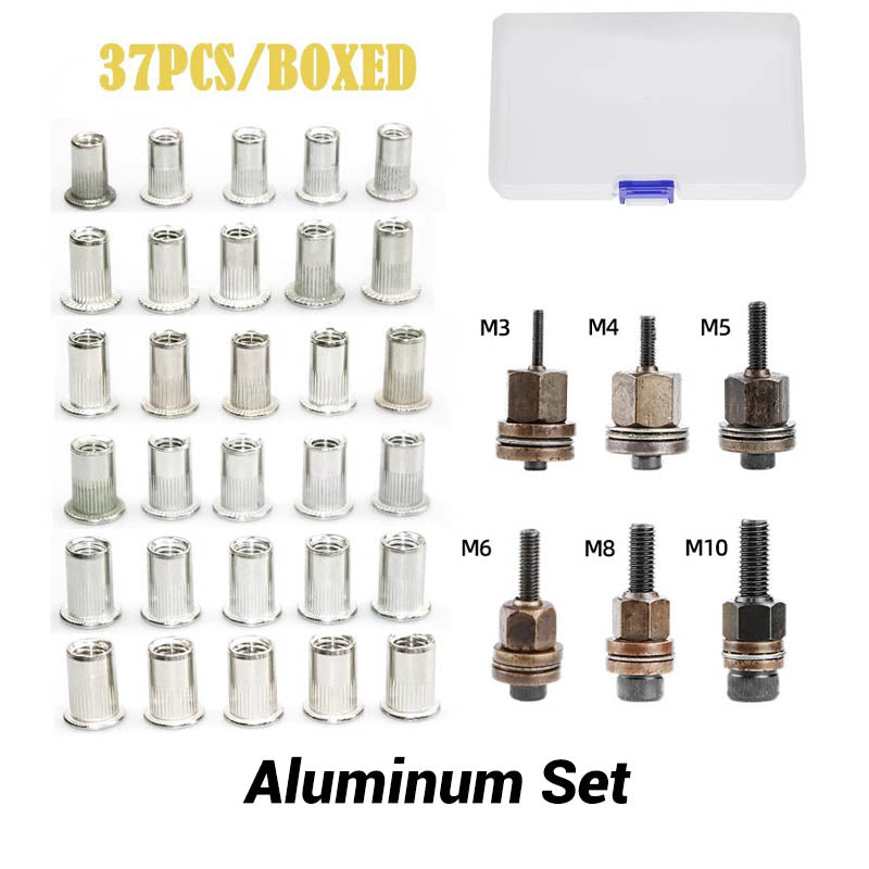 Threaded Insert Rivet Nuts Set