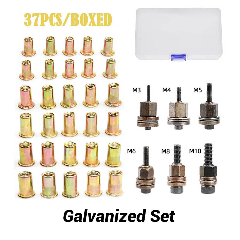 Threaded Insert Rivet Nuts Set