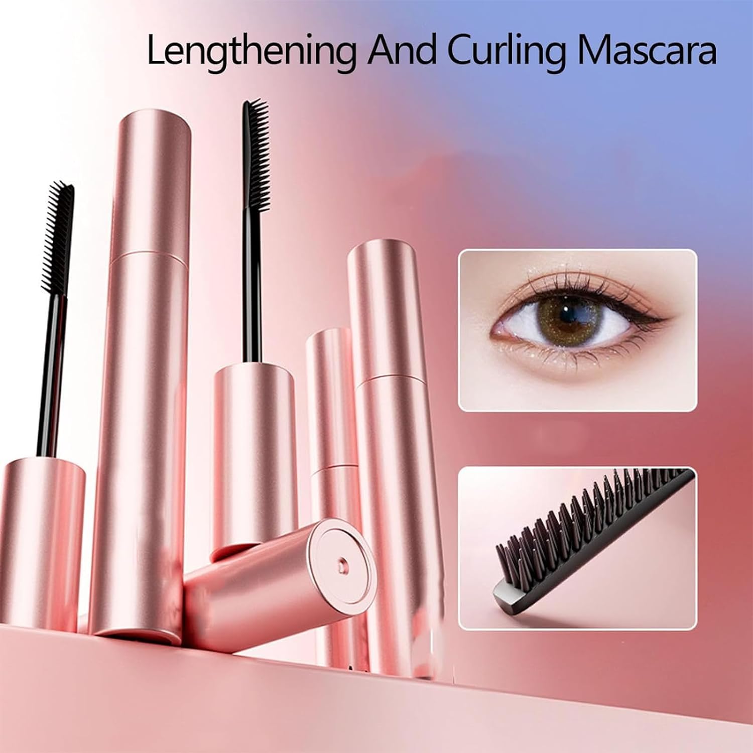 Special Promotion! Buy 1 and take 1 FREE - Waterproof and stain-proof eyelash mask, lengthens and wrinkles with lasting effect.