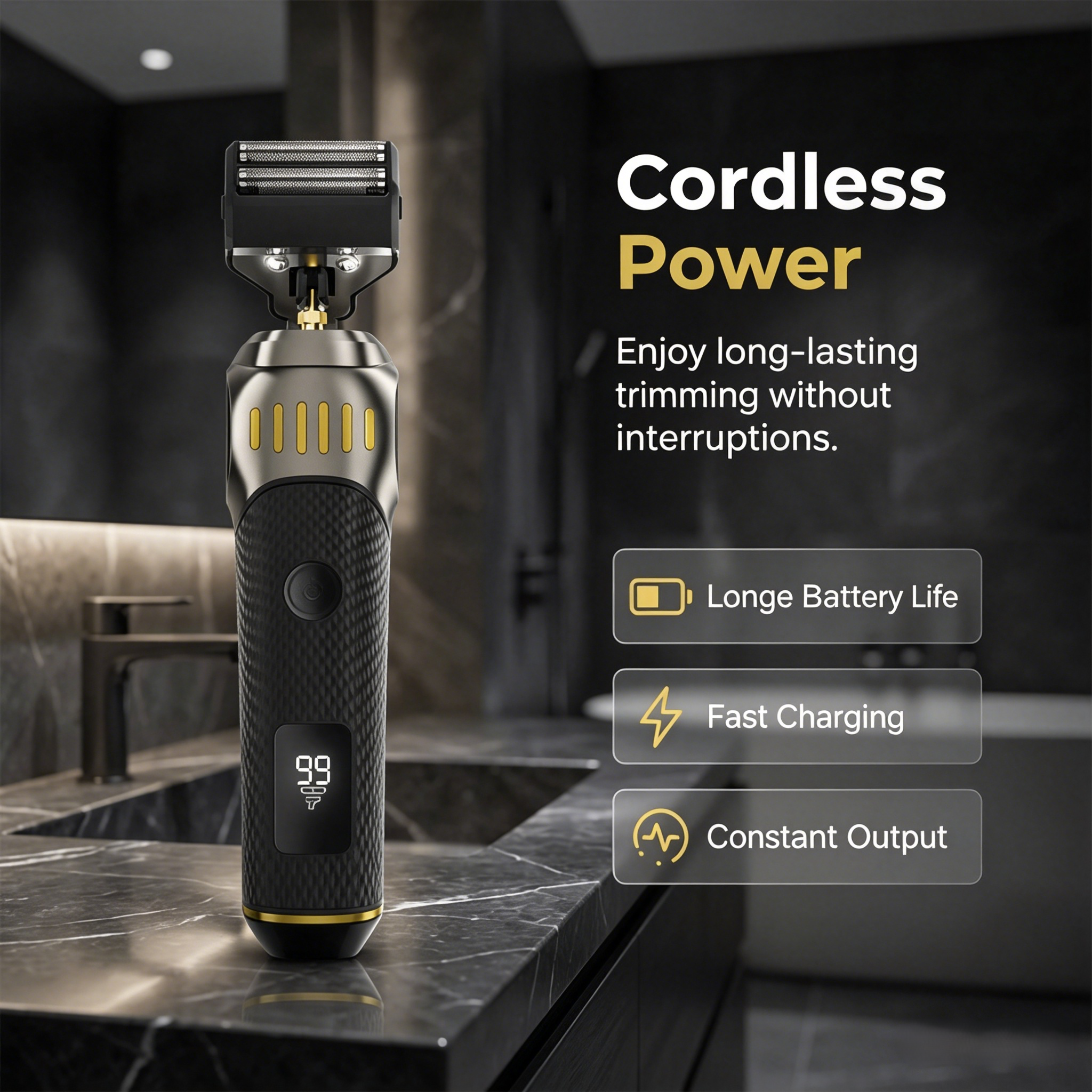 🚗 LIMITED TIME: 50% OFF! 🏆3-in-1 grooming kit for men – hair & beard