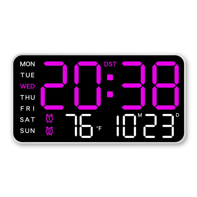 📢📢50% OFF !! ⏰Multifunctional decorative LED digital wall clock