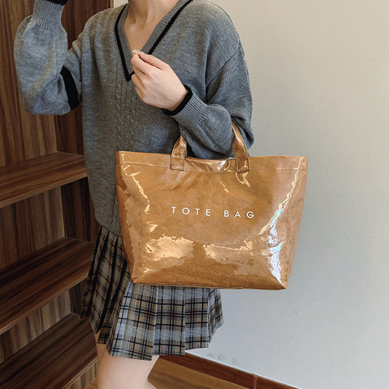 👜Women's Letters Print Tote Bag