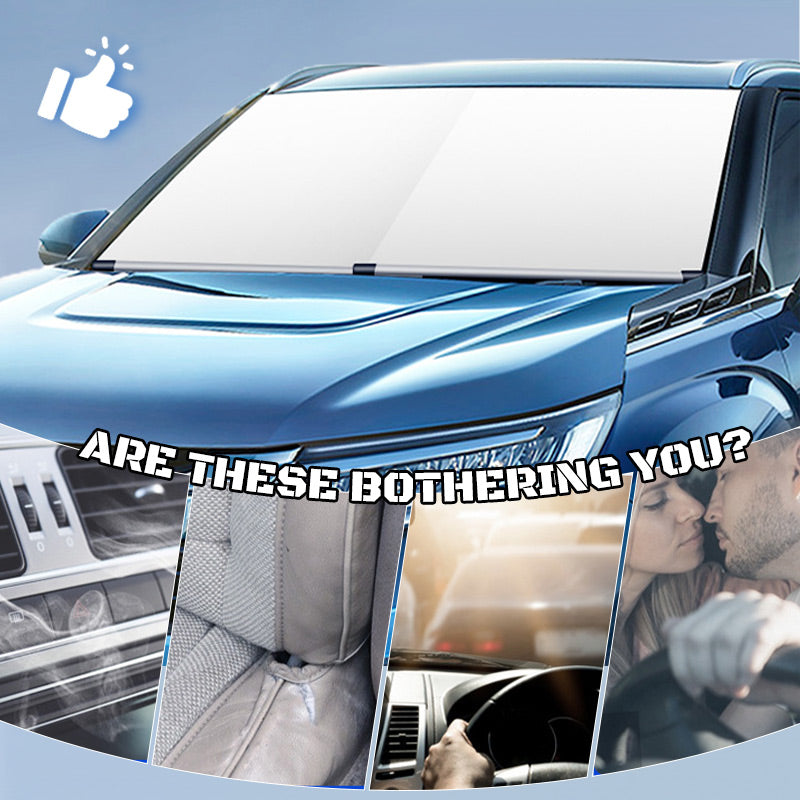 🔥Hot Sale 50% 0FF❄️Car Windshield Sun Shade Set