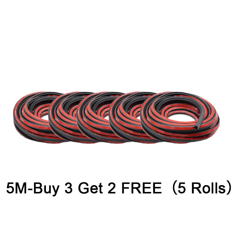 🚗 BUY 2 GET 1 FREE! 🛡️ Car Noise Reduction Rubber Seal Strip – Easy Installation, Effective Dust & Wind Noise Reduction for Doors and Windows 🔇