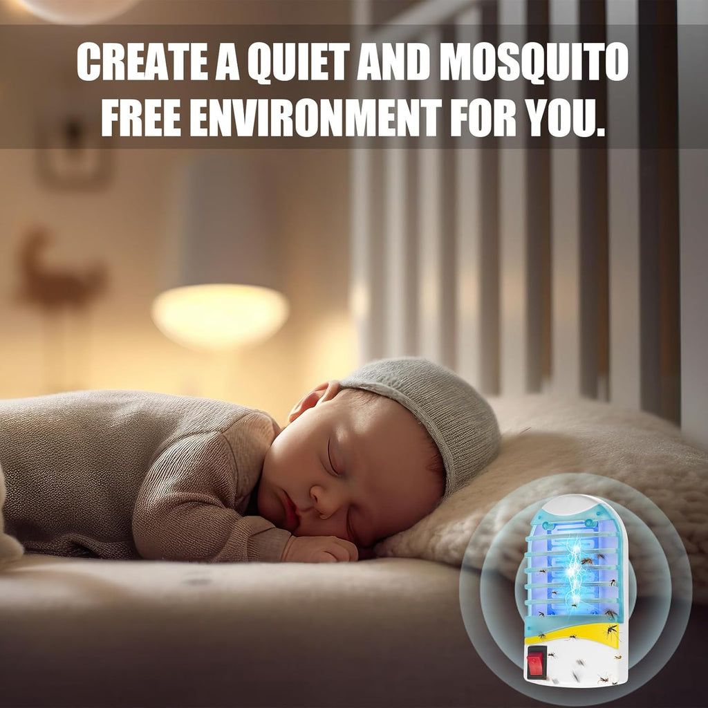 🔥LED Blue Light Trap Household Mosquito Killer Lamp
