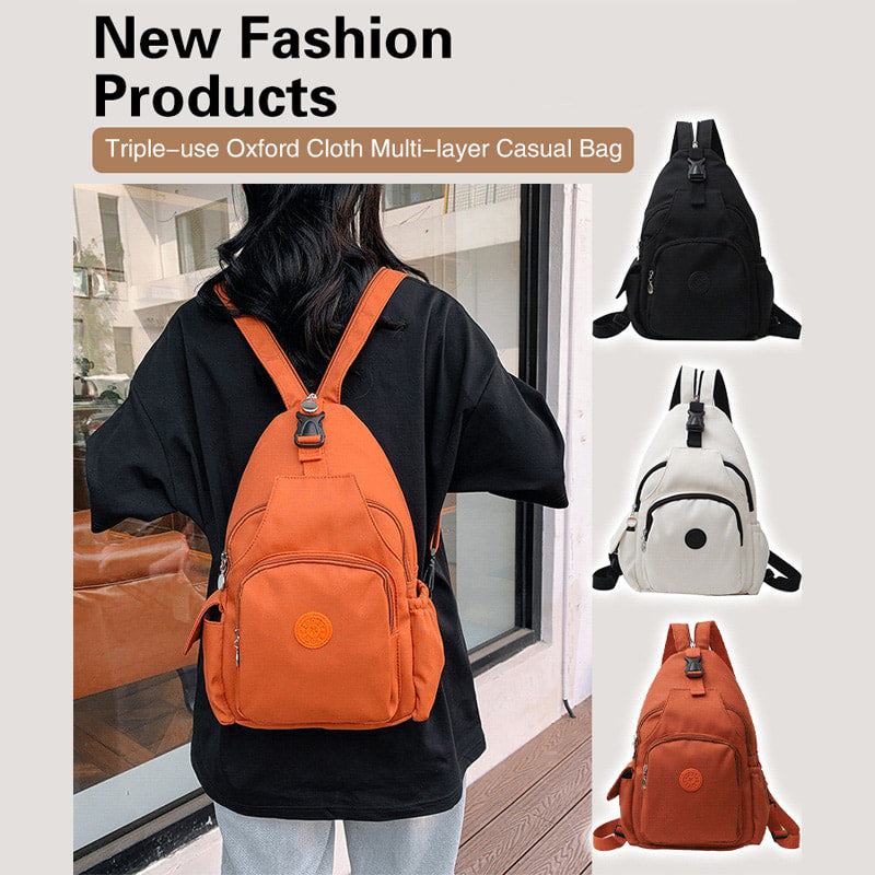 Women's Casual Multi-Pockets Shoulder Bag