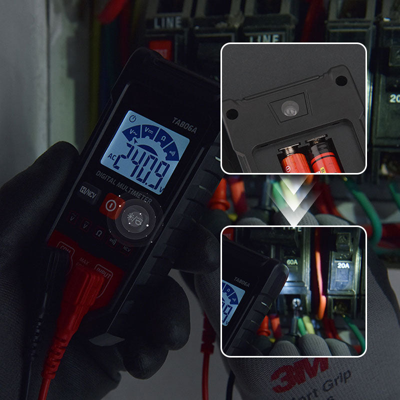Compact Digital Multimeter Tester With Auto Recognition（50% OFF）