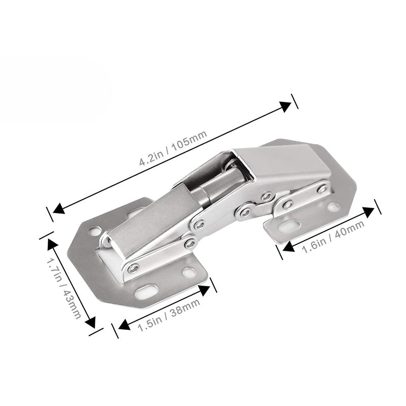 Thickened Stainless Steel Spring-Loaded Hinge