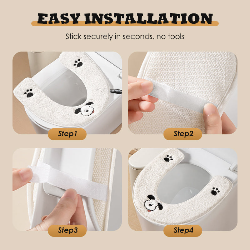 Cozy Extra Thick U-Shape Toilet Seat Cover