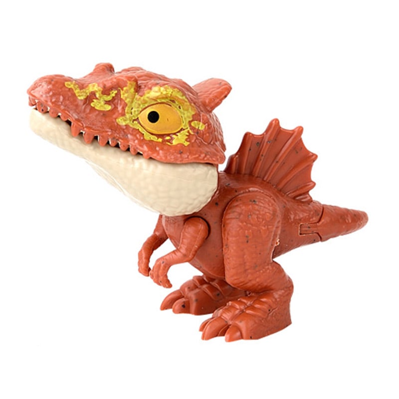 Dinosaur toy that bites your fingers