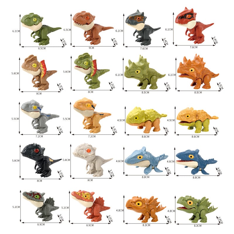 Dinosaur toy that bites your fingers