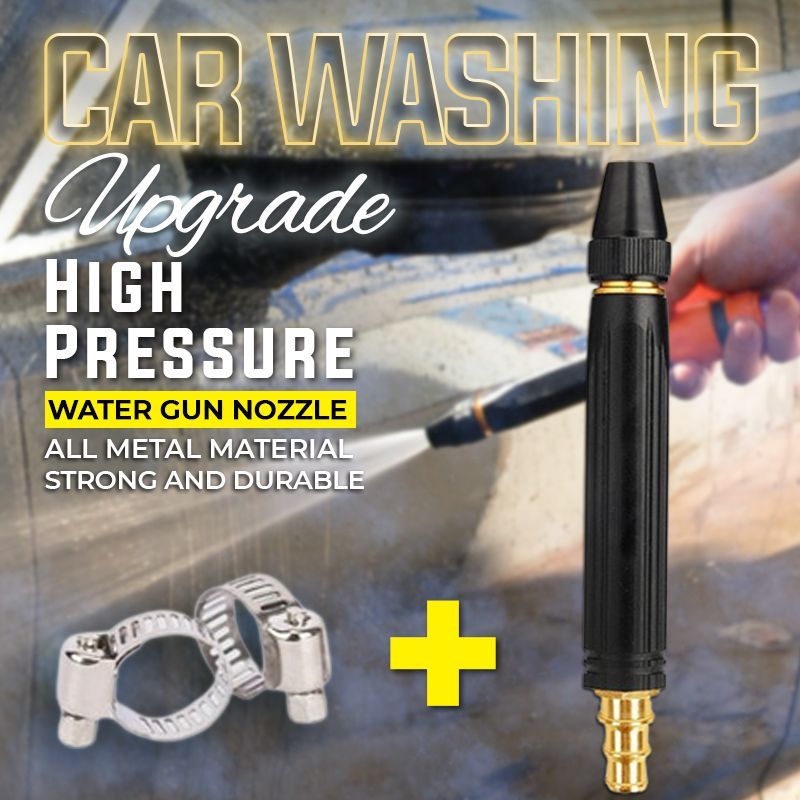 🔥🚿High-Pressure Water Gun – All-metal, wear-resistant. No electricity, just connect to hose. Wash cars, patios & wheelie bins with ease. A long‑lasting helper. 👴🕊️