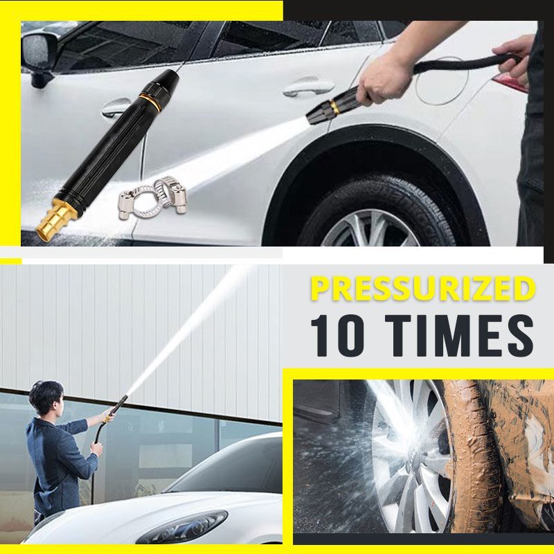 🔥🚿High-Pressure Water Gun – All-metal, wear-resistant. No electricity, just connect to hose. Wash cars, patios & wheelie bins with ease. A long‑lasting helper. 👴🕊️