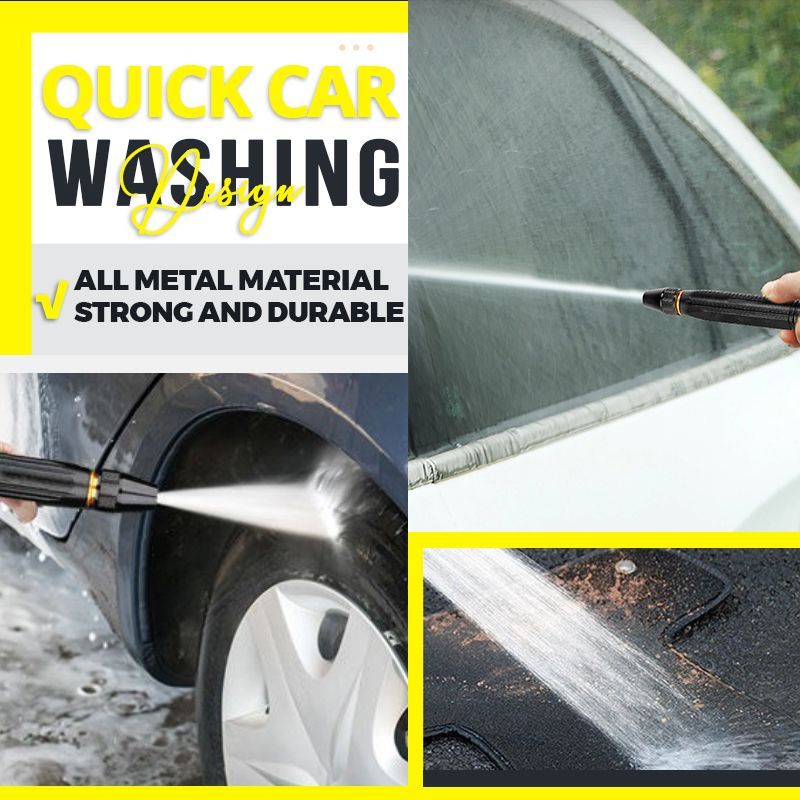 🔥🚿High-Pressure Water Gun – All-metal, wear-resistant. No electricity, just connect to hose. Wash cars, patios & wheelie bins with ease. A long‑lasting helper. 👴🕊️