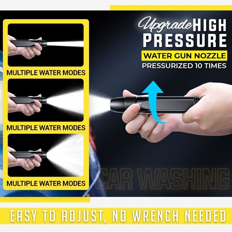 🔥🚿High-Pressure Water Gun – All-metal, wear-resistant. No electricity, just connect to hose. Wash cars, patios & wheelie bins with ease. A long‑lasting helper. 👴🕊️