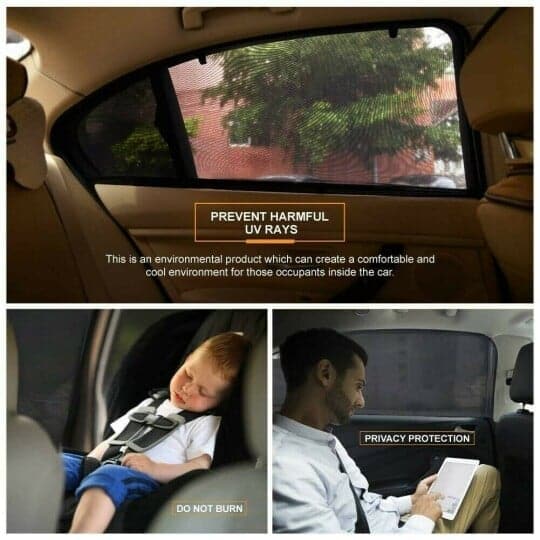 🌞Welcome Spring with 50% Off!🛡️Car Window Screens - 100% Sun Protection & Mosquito Protection - Breathable & UV Protection - Easy Installation