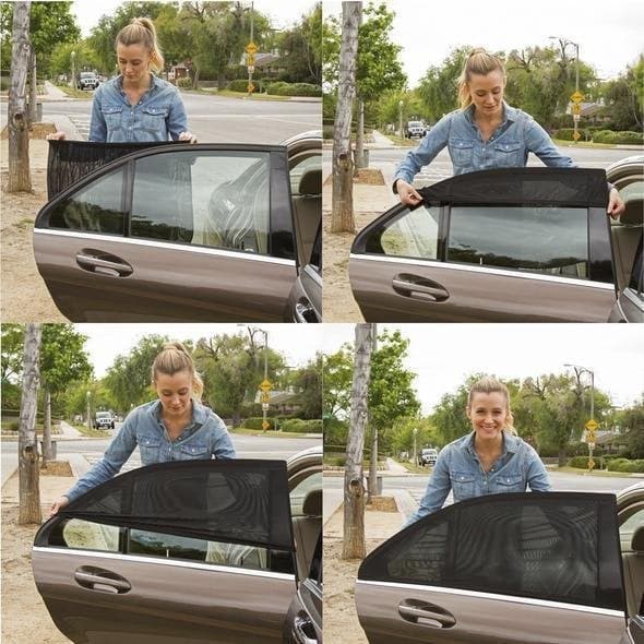 🌞Welcome Spring with 50% Off!🛡️Car Window Screens - 100% Sun Protection & Mosquito Protection - Breathable & UV Protection - Easy Installation