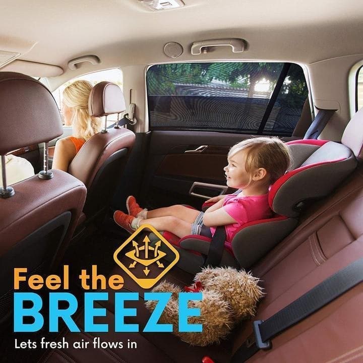 🌞Welcome Spring with 50% Off!🛡️Car Window Screens - 100% Sun Protection & Mosquito Protection - Breathable & UV Protection - Easy Installation