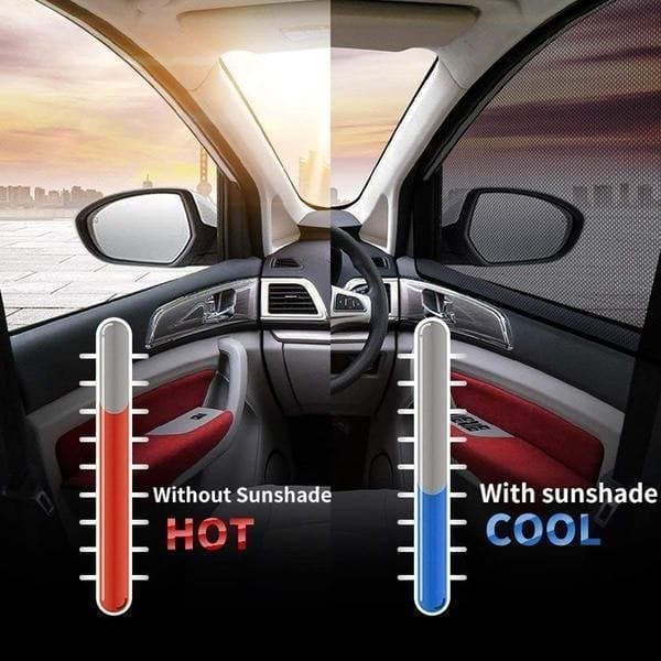 🌞Welcome Spring with 50% Off!🛡️Car Window Screens - 100% Sun Protection & Mosquito Protection - Breathable & UV Protection - Easy Installation