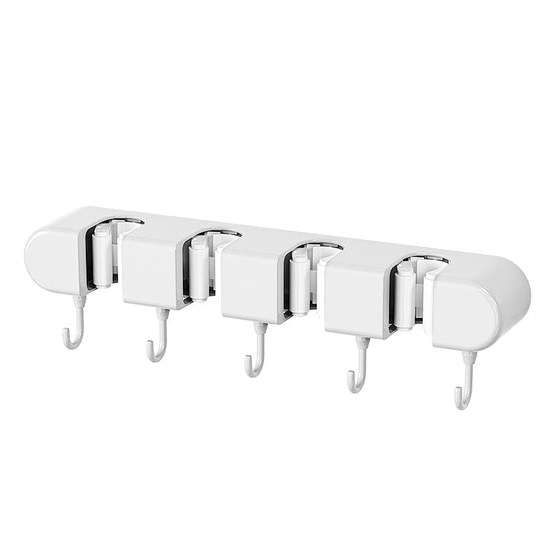 🧹 50% OFF NOW! 🚪 Multifunctional Mop Holder with Hook – Space-Saving, Strong Adhesive & Perfect for Home Organization 🏠