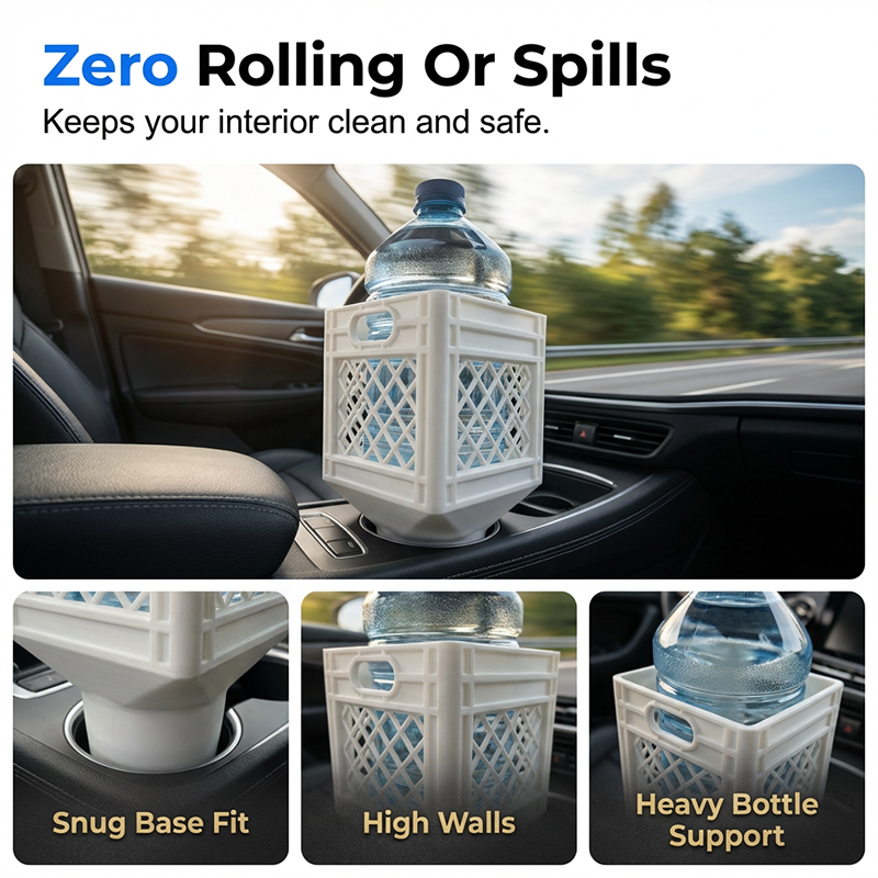 Portable Water Bottle Cup Holder Adapter