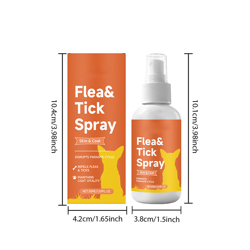 Natural Flea & Tick Prevention Spray for Dogs